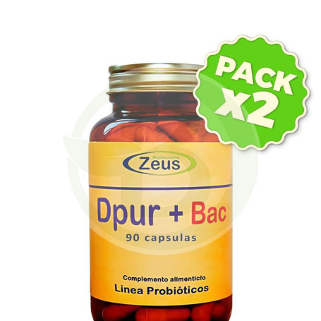 Pack 2x Dpur+Bac 90 Cápsulas Zeus