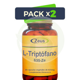 Pack 2x L-Triptofano 635-Ze 30 Cápsulas Vegetales Zeus
