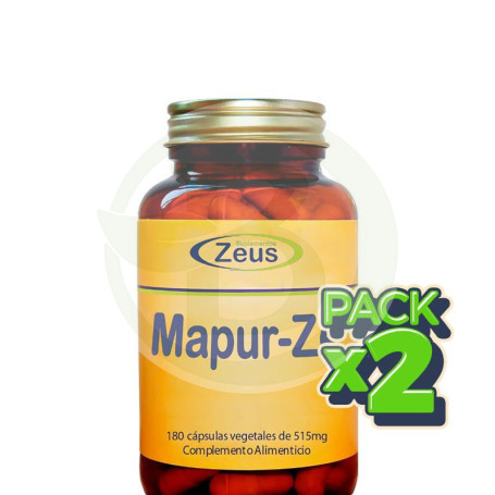 Pack 2x Mapur-Ze 180 Cápsulas Vegetales Zeus