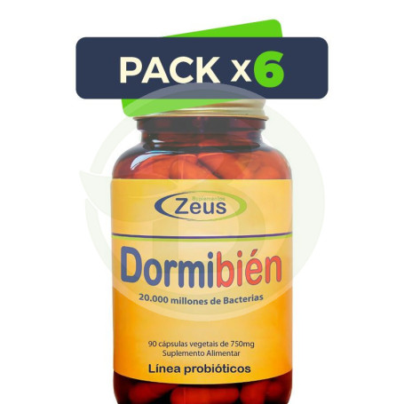 Pack 6x Dormibien 90 Cápsulas Vegetales Zeus