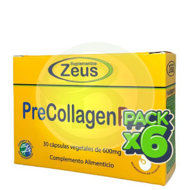 Pack 6x Precollagen-Pro 30 Cápsulas Vegetales Zeus