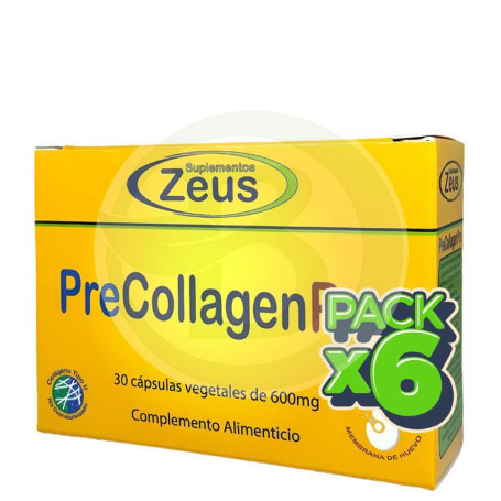 Pack 6x Precollagen-Pro 30 Cápsulas Vegetales Zeus