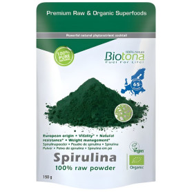 Espirulina Europeia em Pó 150G Biotona
