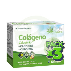 Pack 3x Colageno Articular Cannabis 30 Sobres Ynsadiet