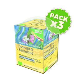 Pack 3x Infusão Flores de Bach Tranquilidade e Serenidade Salus