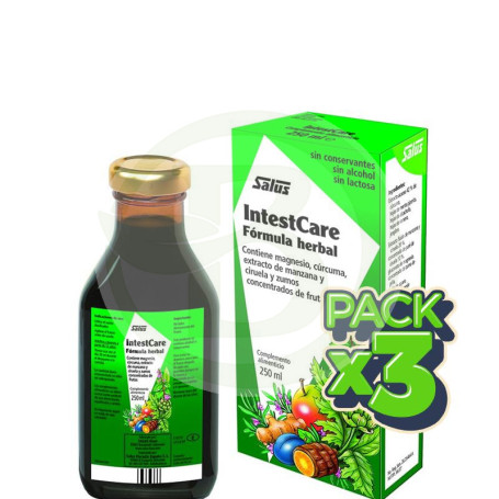 Pack 3x Intestcare Jarabe 250Ml. Salus