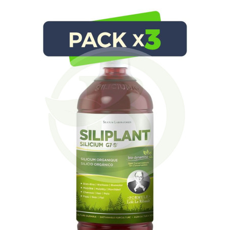 Pack 3x G7 Siliplant Bio-Dinamizado 1L Silicium