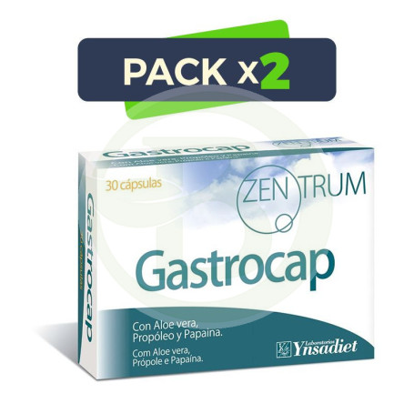 Pack 2x Zentrum Gastrocap 30 Cápsulas Ynsadiet