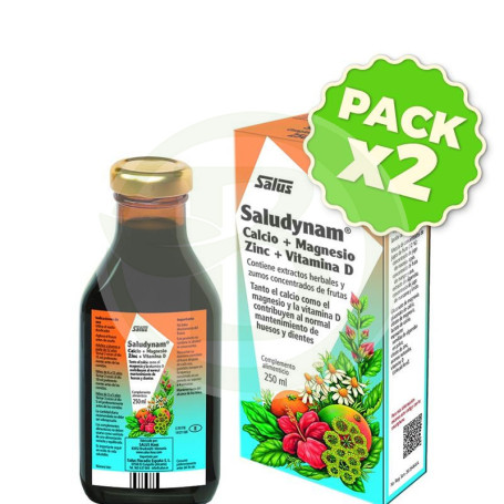 Pack 2x Saludynam Jarabe 250Ml. Salus