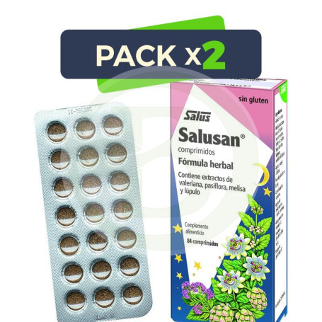 Pack 2x Salusan 84 Comprimidos Salus