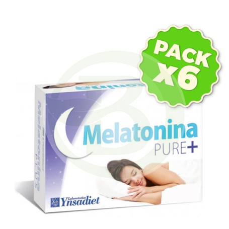 Pack 6x Melatonina Dulces Sueños 60 Cápsulas Ynsadiet