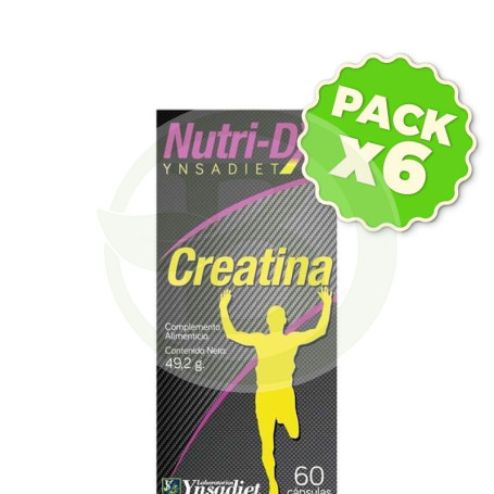 Pack 6x Nutri Dx Creatina 60 Cápsulas Ynsadiet