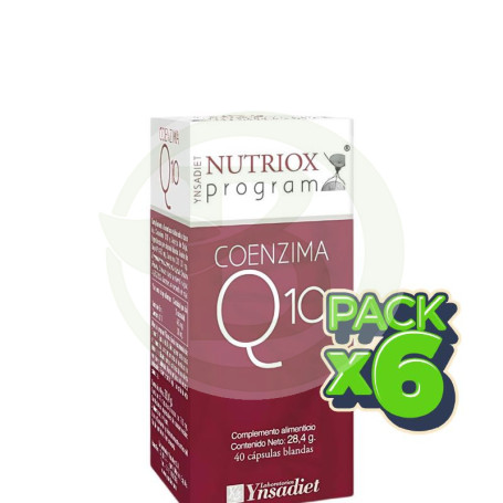 Pack 6x Coenzima Q10 100Mg 30 Capsulas Vegetales Ynsadiet
