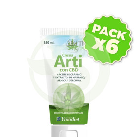 Pack 6x Zentrum Crema Arti-Cbd 150Ml Ynsadiet