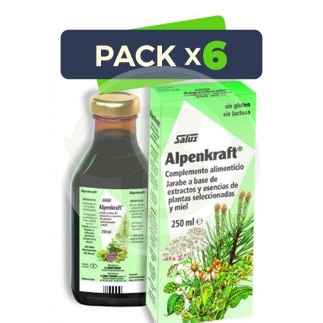 Pack 6x Alpenkraft Jarabe 250Ml. Salus