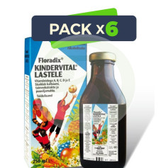 Pack 6x Kindervital Xarope 250Ml. Salus