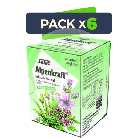 Pack 6x Alpenkraft Infusión Salus