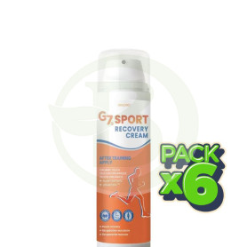 Pack 6x G7 Orgono Sport Recovery Cream 200 Ml Silicium