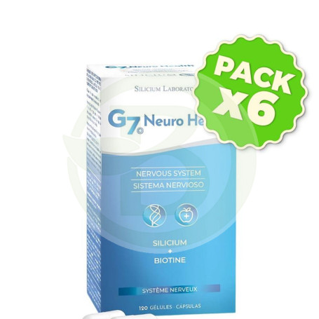 Pack 6x G7 Neuro Health 120 Cápsulas Silicium