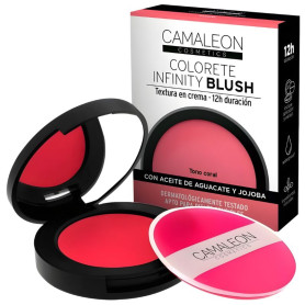 Blush em Creme Infinity Blush Coral Camaleon