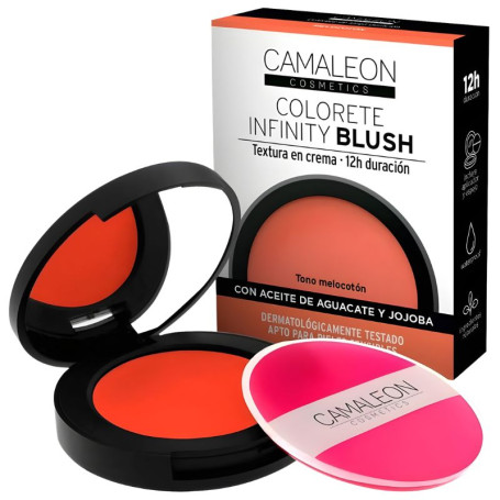 Blush em Creme Infinity Blush Pêssego Camaleon
