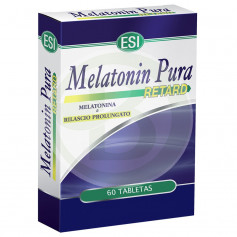 Retardo de melatonina pura 1,9 mg. 60 Tablets Esi