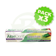 Pack 3x Dentífrico Sensível com Aloe Vera Evicro