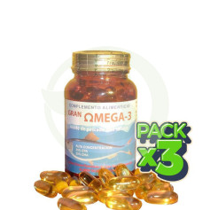 Pack 3x Ómega 3 Golden Green 60 cápsulas