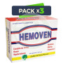 Pack 3x Hemoven 60 Cápsulas Golden Green