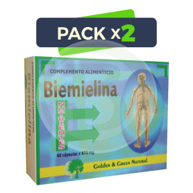 Pack 2x Bimielina Golden Green 60 Cápsulas