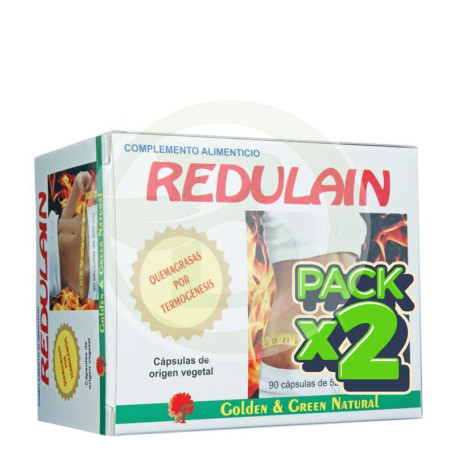 Pack 2x Redulain Golden Green 90 Cápsulas