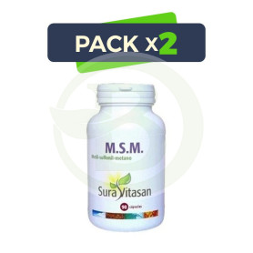 Pack 2x MSM 850Mg. 90 Cápsulas Sura Vitasan