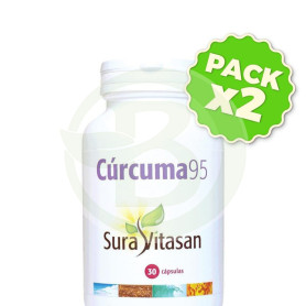 Pack 2x Cúrcuma 95 30 Cápsulas Sura Vitasan