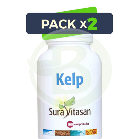 Pack 2x Kelp 100 Comprimidos Sura Vitasan
