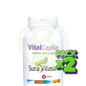 Pack 2x Vitalcapilar 30 Perlas Sura Vitasan