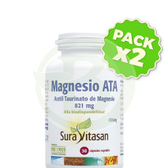 Pack 2x Magnésio ATA 30 Cápsulas Sura Vitasan