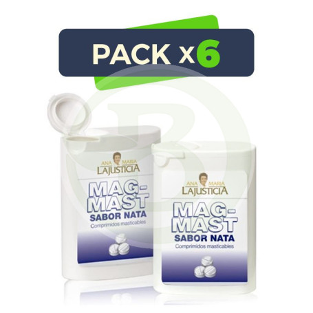 Pack 6x Magnesio Masticable 36 Comprimidos Ana Maria Lajusticia