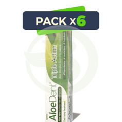 Pack 6x Dentífrico Tripla Acção com Aloé Vera Evicro