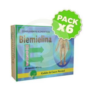 Pack 6x Bimielina Golden Green 60 Cápsulas