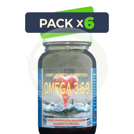 Pack 6x Omega 3-6-9 Golden Green 60 Perlas