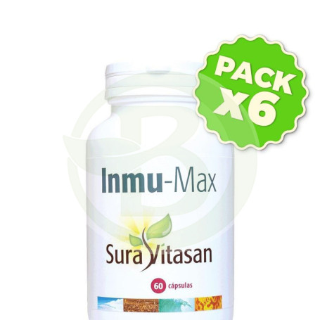 Pack 6x Inmu-Max 60 Cápsulas Sura Vitasan