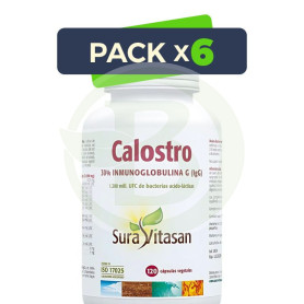 Pack 6x Calostro 120 Cápsulas Sura Vitasan