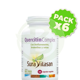 Pack 6x Quercitin Complex 45 Capsulas Sura Vitasan