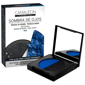 Sombra de Olhos Preto e Azul Camaleon
