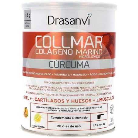 Collmar com Cúrcuma Sabor Limão 300Gr. Drasanvi