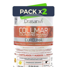 Pacote com 2 Collmar com sabor de limão e cúrcuma 300g. Drasanvi