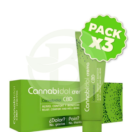 Pack 3x Cannabidol Crema 75Ml Tegor