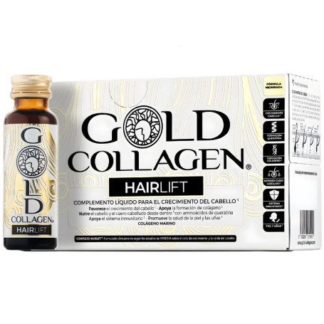 Hairlift 10 Ampolas Gold Collagen