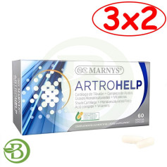 Pacote 3x2 Artrohelp 60 Cápsulas Marnys