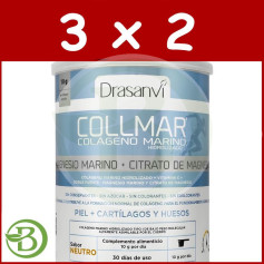Pacote com 3x2 Collmar Magnésio Neutro 300G Drasanvi